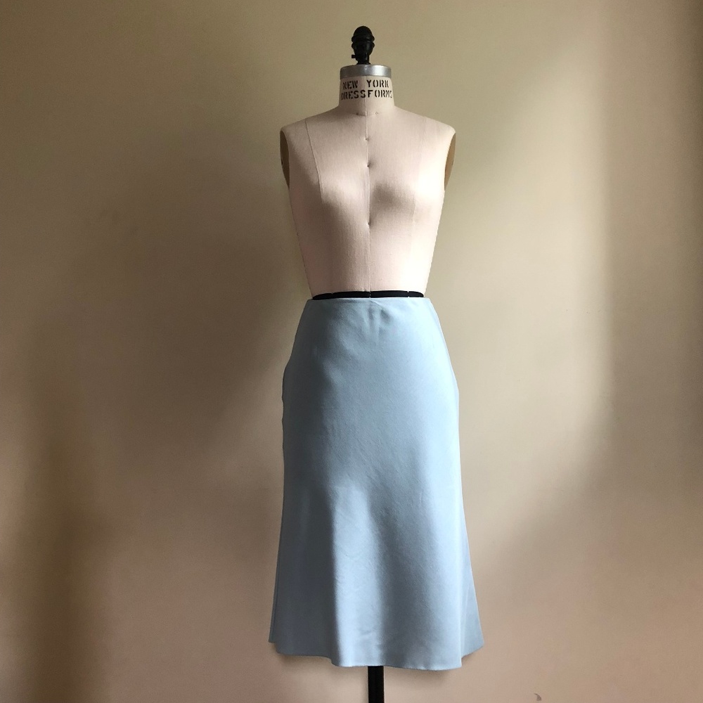 Prada Baby Blue Mid-Length Skirt